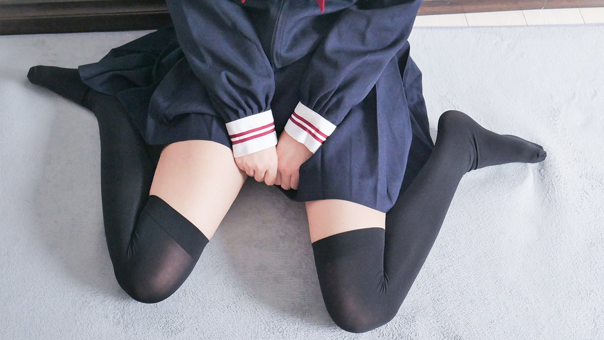 Rabbit plays the absolute field of half tube socks(44)